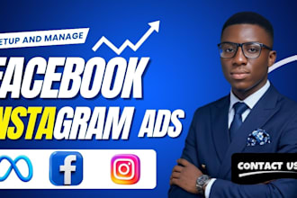 setup and manage meta ads, facebook ads campaign, ig ads or fix meta ads manager