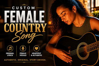 sing heartfelt female country wedding, anniversary and romantic love songs