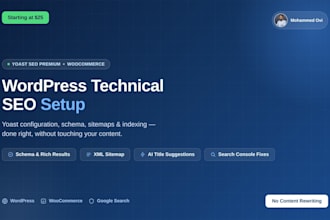 do wordpress technical SEO with yoast and woocommerce setup