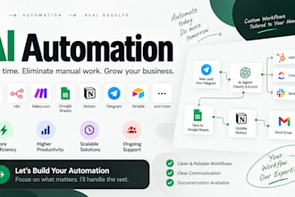 build ai automation workflows with n8n, make com and openai