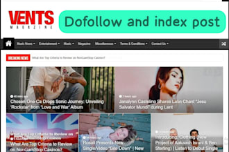 publish article on high da vents magazine or bignewsnetwork