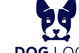 design awesome dog related logo