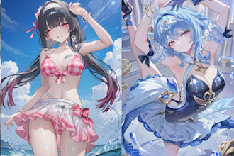 create custom ai anime art with comfyui and stable diffusion