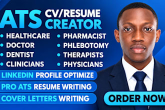 write ats surgeon, pharmacist, healthcare, doctor, dentist, nurse CV and resume