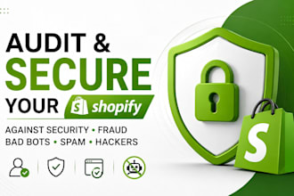 audit and secure your shopify store against security fraud bad bots spam hackers