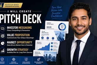create pitch deck investor messaging value proposition marketing growth strategy