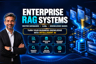 build an enterprise rag system with vector database and llm