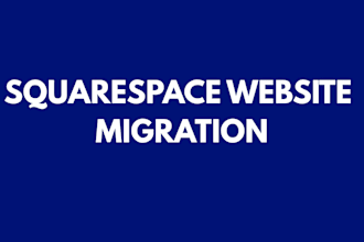 design, convert and clone webflow or migrate shopify, wix to squarespace website