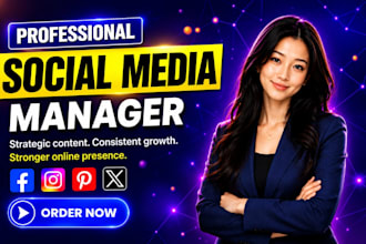 be your marketing manager for social media content and growth