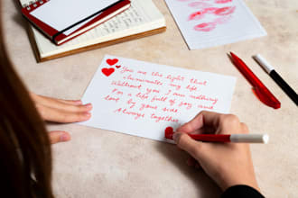 write a personalized romantic love letter for your loved one
