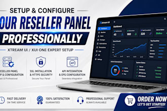 setup and configure your reseller panel professionally