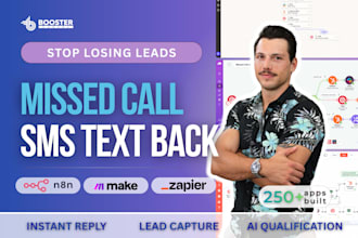 set up missed call text back automation for your business