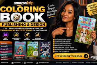 amazon kdp coloring book publishing book activity book publishing book design