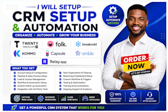 twenty crm folk crm breakcold kommo capsule crm nimble relay app crm automation