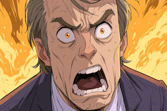 create a political cartoon or editorial illustration