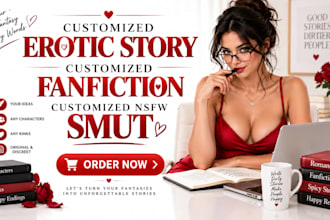 write customized nsfw fanfiction, erotic story and smut