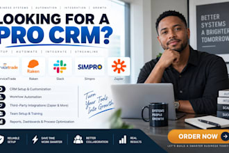 setup servicetrade raken crm slack simpro workflow automation zapier integration
