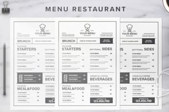 menu designer, restaurant menu design, digital menu board, food menu, tv menu