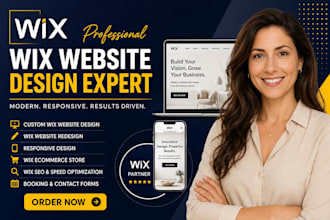 design wix website redesign wix website, develop wix website