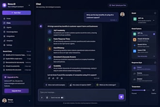 develop ai based chatbot or a llm workflow for your usecase