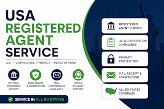 provide US registered agent services for llc in all 50 states