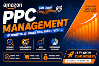 manage and optimize your amazon PPC campaigns to lower your acos