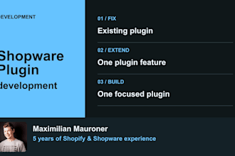 fix or add a feature to your shopware plugin