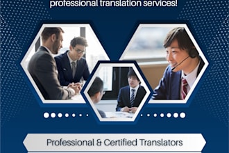 professionally translate english, portuguese, french, or german to spanish