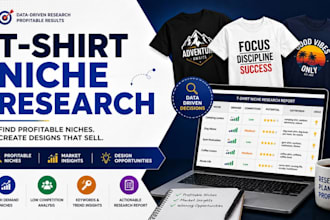 research profitable t shirt niches and pod opportunities