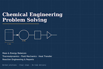 solve major chemical engineering courses problems