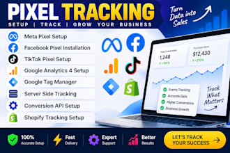 setup meta pixel ga4 and GTM for lead generation and ecommerce site