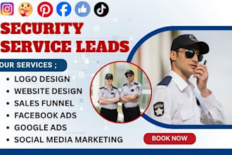 generate security service leads patrol service event security guard website