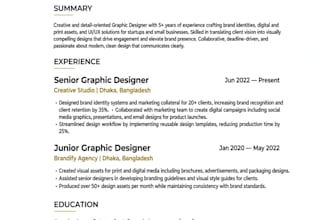 design modern ats resume, cv, menu card and minimalist logo