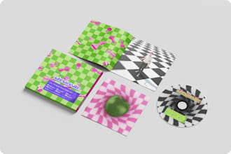 create a unique album cover design for your music