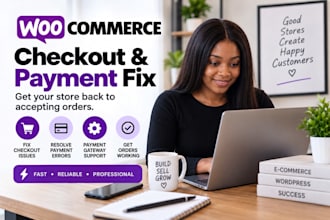 fix woocommerce checkout, payment gateway and order issues
