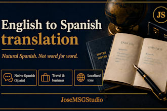 translate english to spanish for travel and business