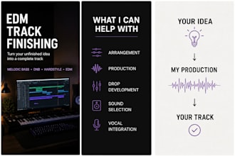 help finish your unfinished edm track
