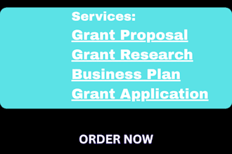 write a grant proposal