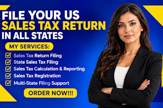 file your US sales tax return and sales tax in all states