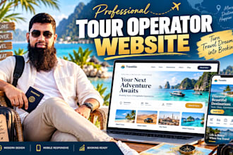 build a tour operator wordpress website with booking and SEO