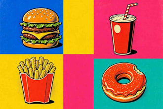 do food pop art of your food pop art
