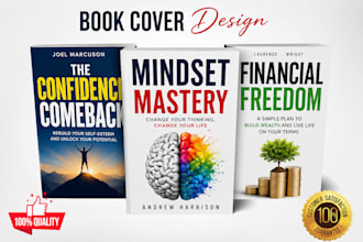 book cover design, book cover, ebook cover, paperback, 3d mockup, printready