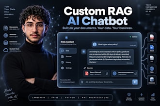 build a custom ai chatbot with rag using your own documents and data