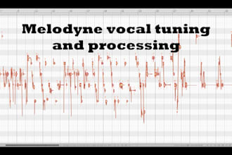 manually tune, edit and mix your vocals to the highest standard