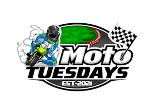 create an luxury bike or motorcycle garage logo