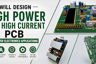 design high power and high current pcb for power electronics applications