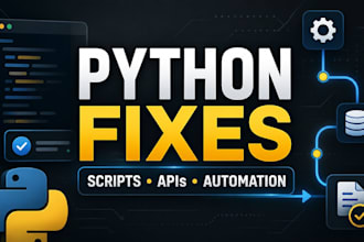 fix python bugs or build a fastapi backend feature