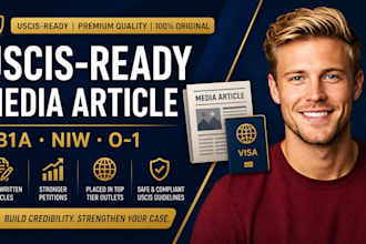 write and publish eb1a eb2 niw o1 visa media article