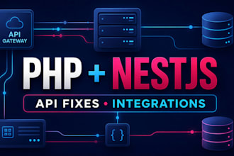 fix PHP, laravel or nestjs bugs and backend apis