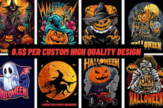 design custom halloween t shirt design and bulk t shirts